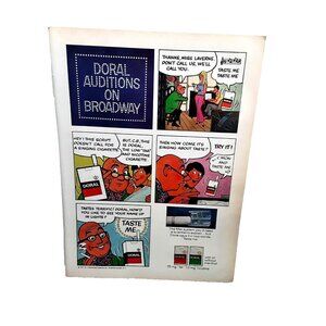 1971 Doral Cigarettes Cartoon Comic Style Original Print Ad vintage